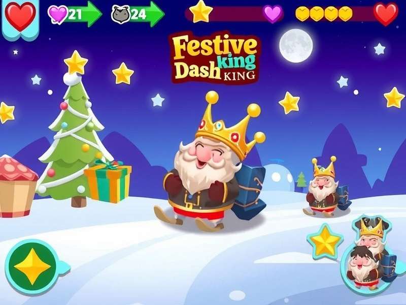 Festive Dash King Game Screenshot